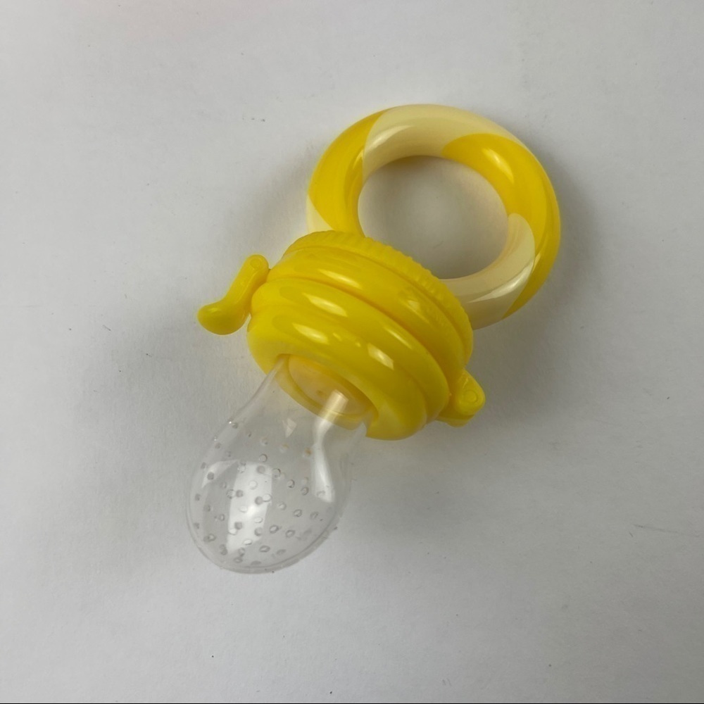 NatureBond Baby Fruit Feeder Teether Yellow